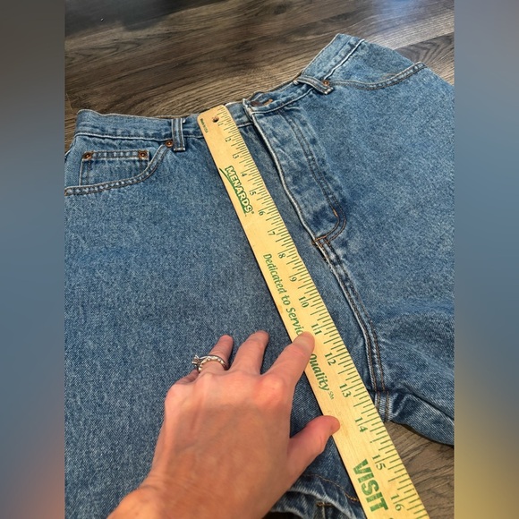 Vintage Falls Creek Women's Blue Jean Shorts size 14 jorts denim basic - Picture 3 of 9